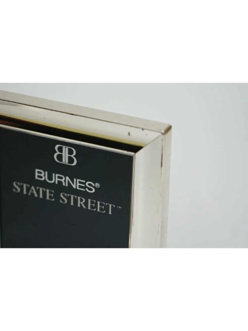 Burnes State Street Double Frame Silverplate Folding for Two 3x5s